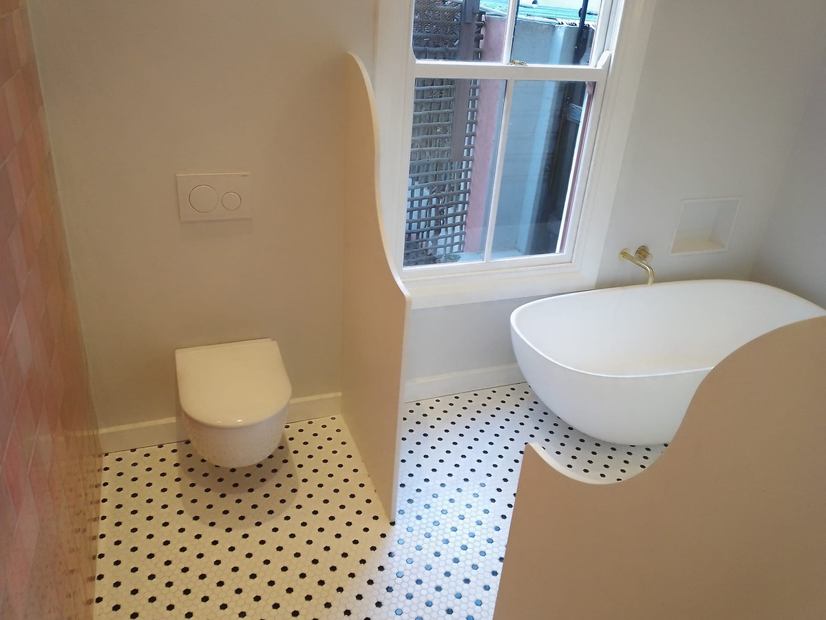 Designer bathroom renovation